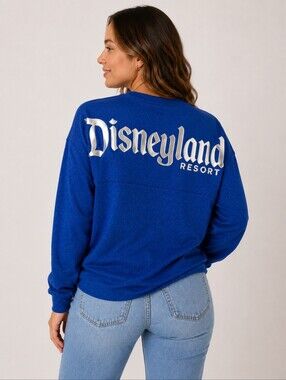 Disneyland Wishes Come True Blue Spirit Jersey XS (Oversized XS–M) Silver Puff